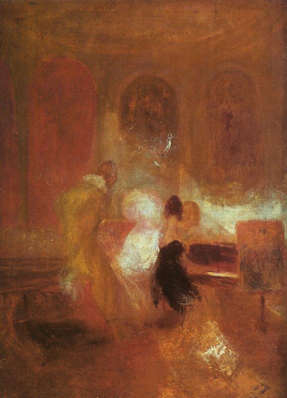 Joseph Mallord William Turner Music Party Sweden oil painting art